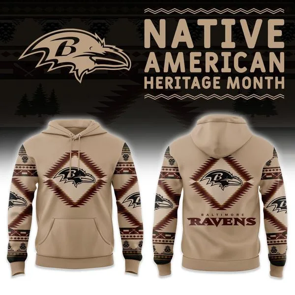 Baltimore Ravens America Native Hoodie