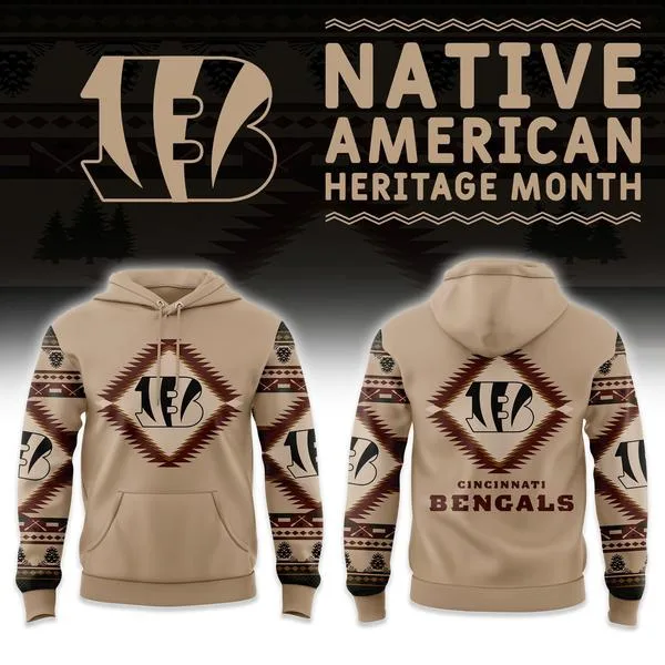 Cincinnati Bengals America Native Hoodie