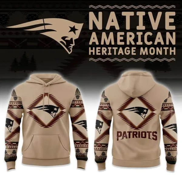 New England Patriots America Native Hoodie