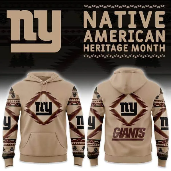 New York Giants America Native Hoodie