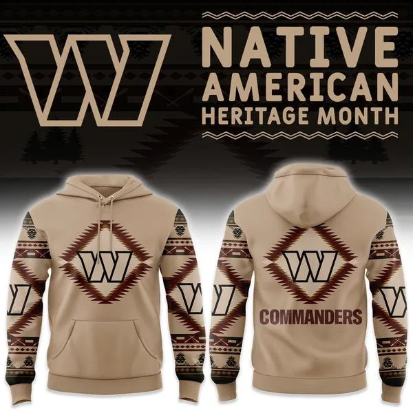 Washington Commanders America Native Hoodie