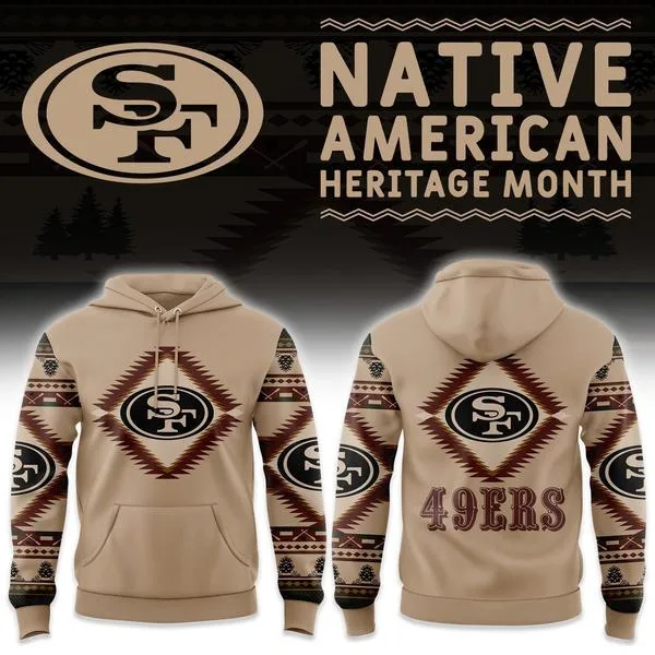 San Francisco 49ers America Native Hoodie