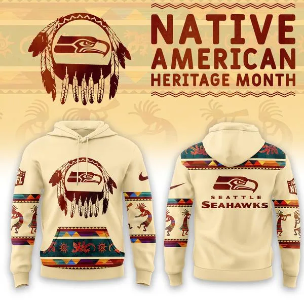 Seattle Seahawks America Native Edition Hoodie V2