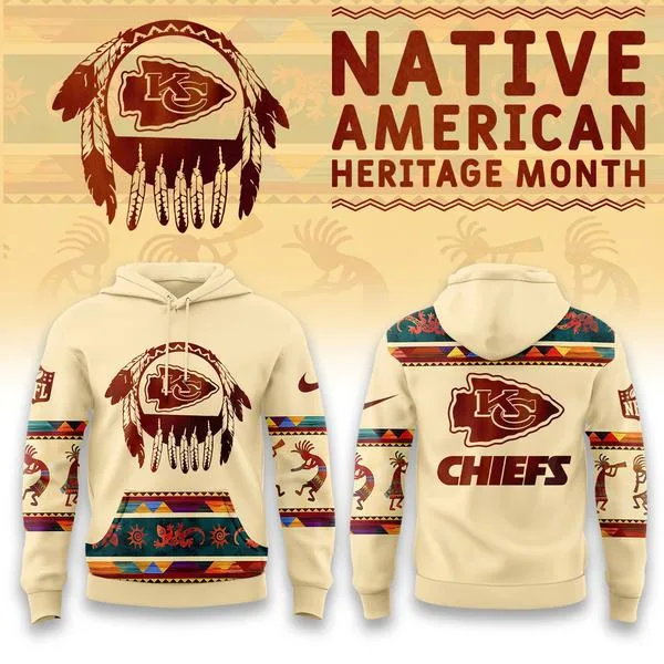 Kansas City Chiefs America Native Hoodie V2