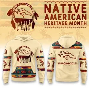 Denver Broncos America Native Hoodie V2