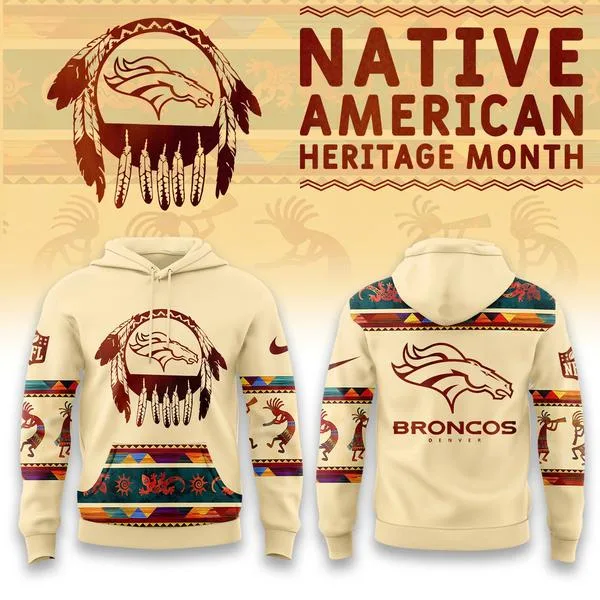 Denver Broncos America Native Hoodie V2