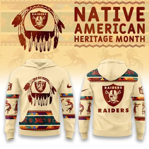 Las Vegas Raiders America Native Hoodie V2