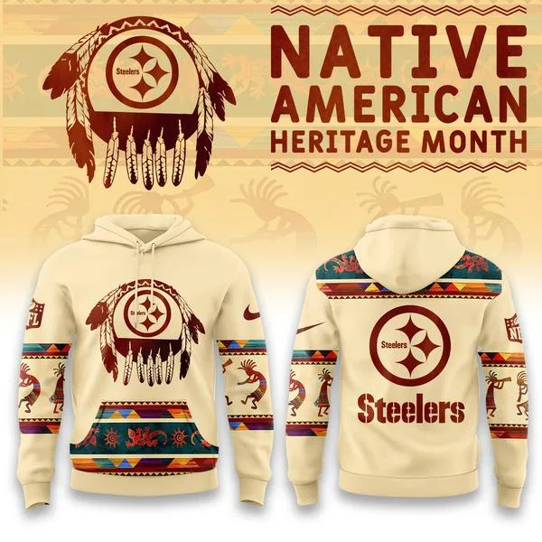 Pittsburgh Steelers America Native Edition Hoodie V2