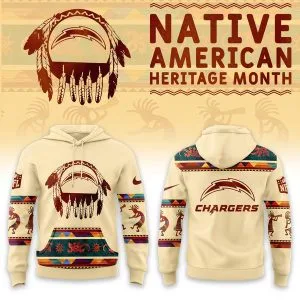 Los Angeles Chargers America Native Edition Hoodie V2