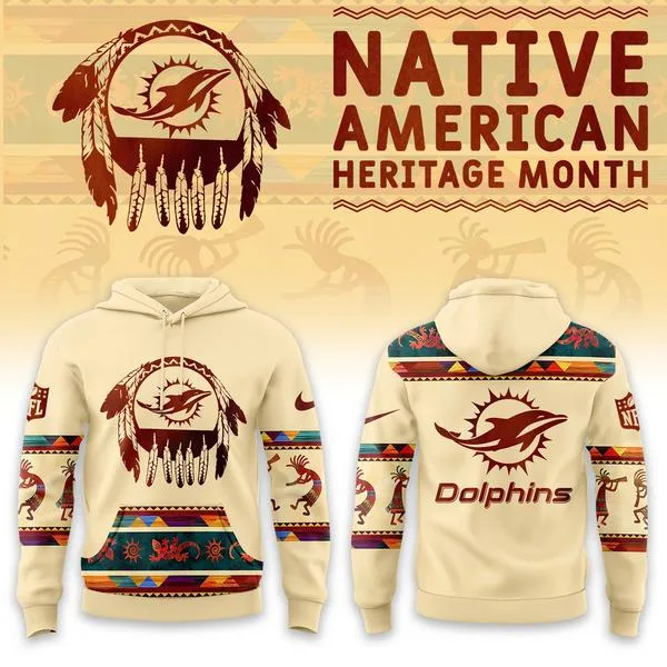 Miami Dolphins America Native Edition Hoodie V2