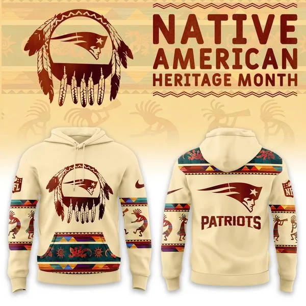 New England Patriots America Native Edition Hoodie V2