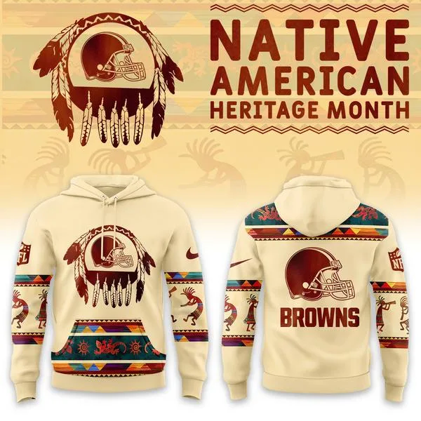 Cleveland Browns America Native Edition Hoodie V2