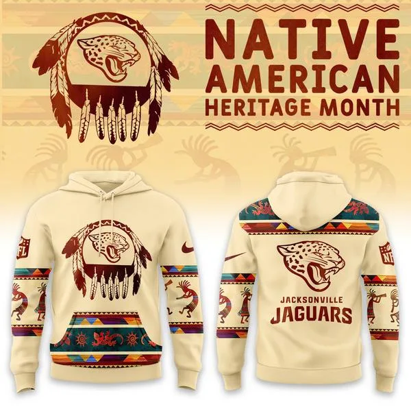 Jacksonville Jaguars America Native Edition Hoodie V2