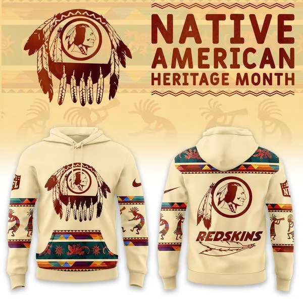 Washington Redskins America Native Hoodie V3