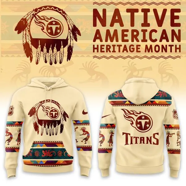 Tennessee Titans America Native Edition Hoodie V2