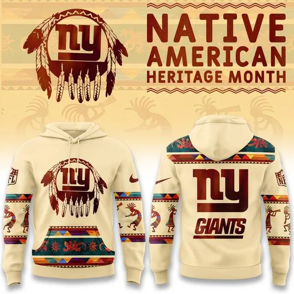 New York Giants America Native Edition Hoodie V2