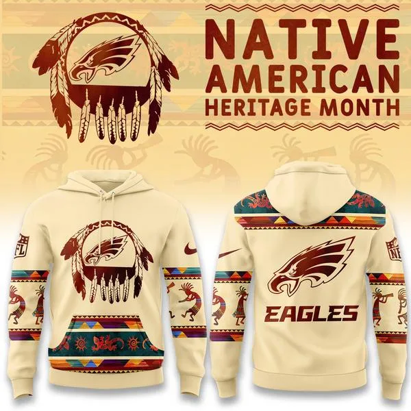Philadelphia Eagles America Native Edition Hoodie V2