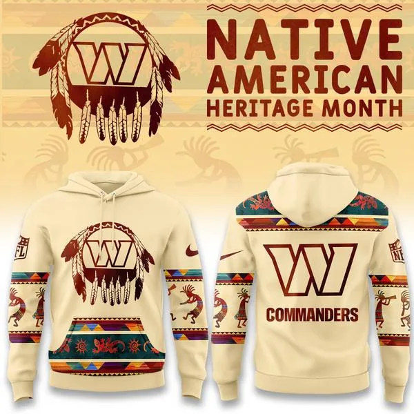 Washington Commanders America Native Edition Hoodie V2