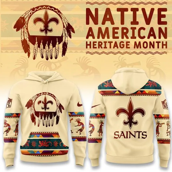 New Orleans Saints America Native Edition Hoodie V2