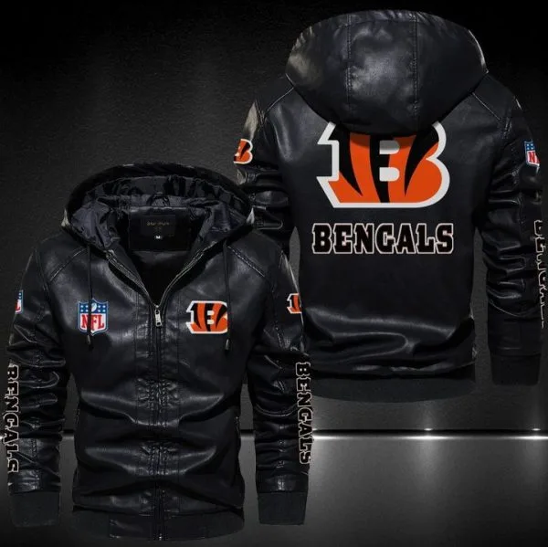 Cincinnati Bengals Leather Jacket YA31