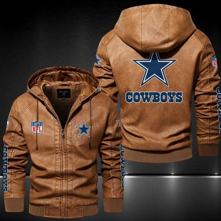 Dallas Cowboys Leather Jacket KK83