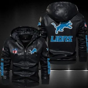 Detroit Lions Leather Jacket XI72