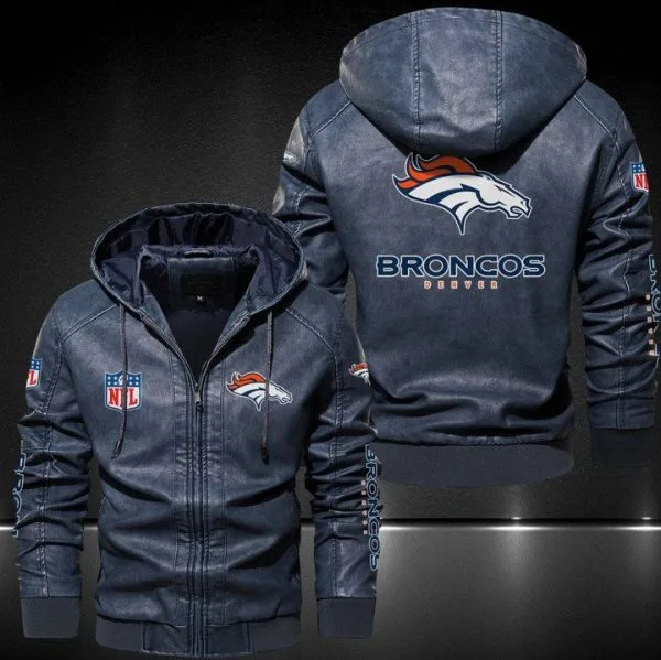 Denver Broncos Leather Jacket AP37