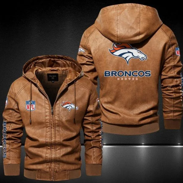Denver Broncos Leather Jacket DA73