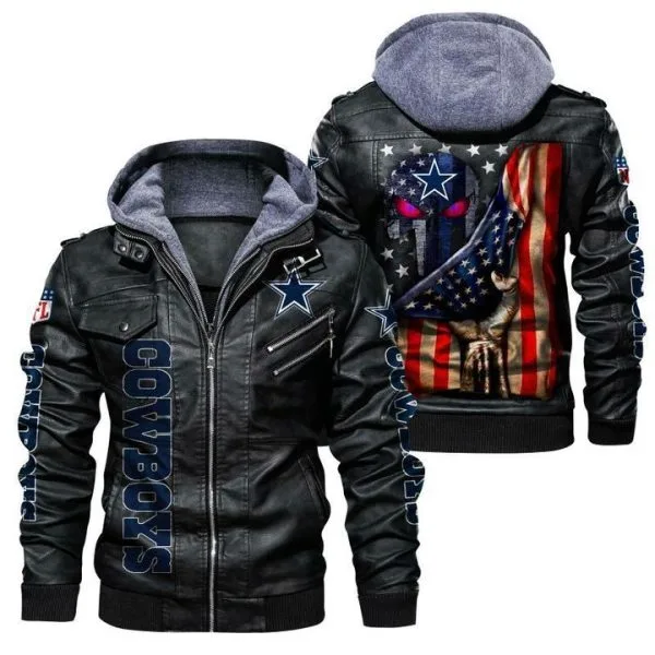 Dallas Cowboys Leather Jacket Ty36