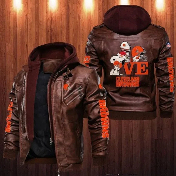 Cleveland Browns Leather Jacket FW33