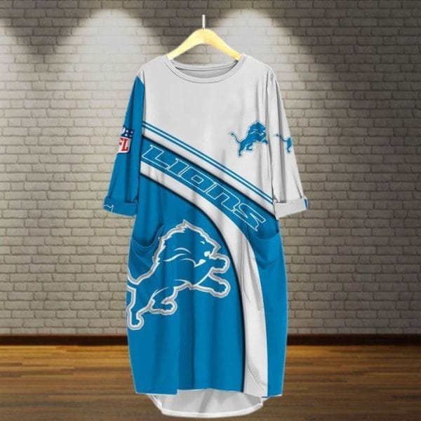 Detroit Lions Batwing Pocket Dress HX77