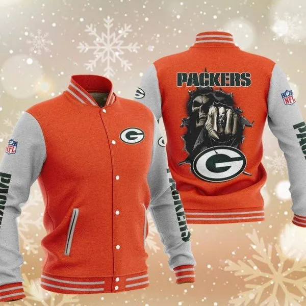 Green Bay Packers Baseball Jacket MS56