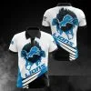 Detroit Lions Polo T-Shirt Full Size SO72