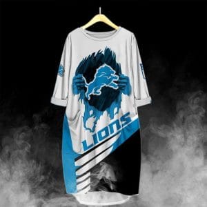 Detroit Lions Batwing Pocket Dress HV62