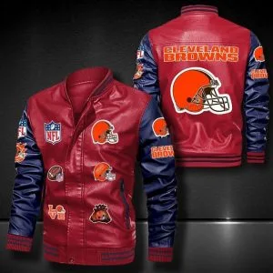 Cleveland Browns Leather Jacket TE73