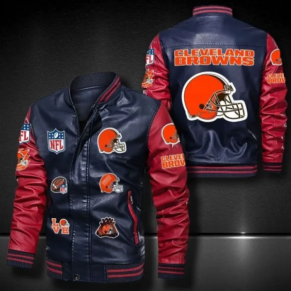 Cleveland Browns Leather Jacket LC62