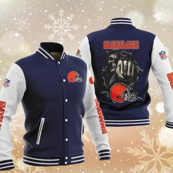 Cleveland Browns Baseball Jacket IV64