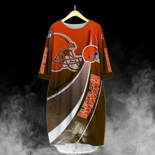 Cleveland Browns Batwing Pocket Dress JE18