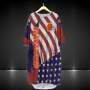 Cleveland Browns Batwing Pocket Dress QM66