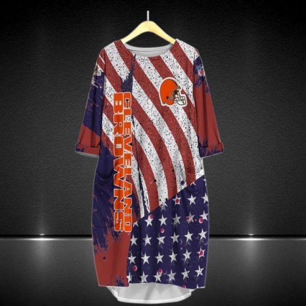 Cleveland Browns Batwing Pocket Dress QM66