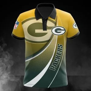 Green Bay Packers Polo T-Shirt Full Size PS84