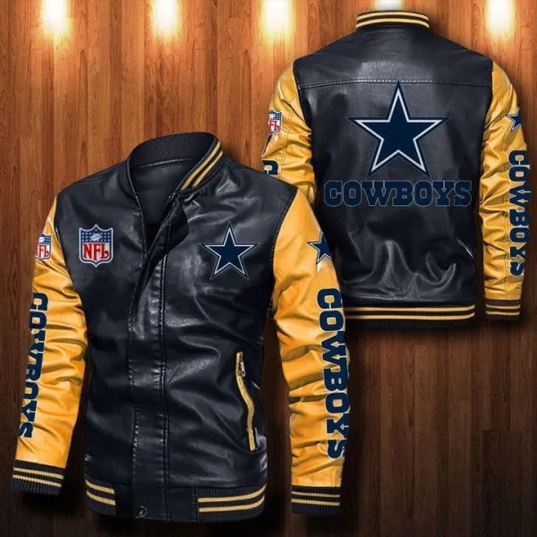 Dallas Cowboys Leather Jacket Pq63