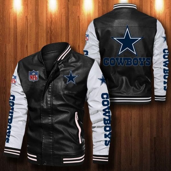 Dallas Cowboys Leather Jacket Tw56