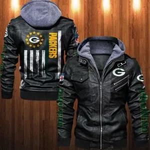 Green Bay Packers Leather Jacket AI38