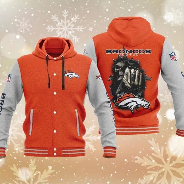 Denver Broncos Baseball Jacket VE56 - Image 2