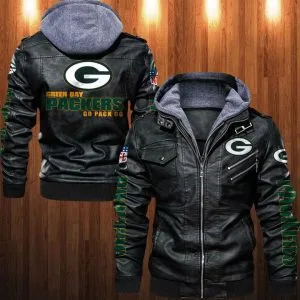 Green Bay Packers Leather Jacket MW62