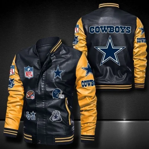 Dallas Cowboys Leather Jacket Pq72