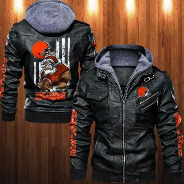 Cleveland Browns Leather Jacket DN37