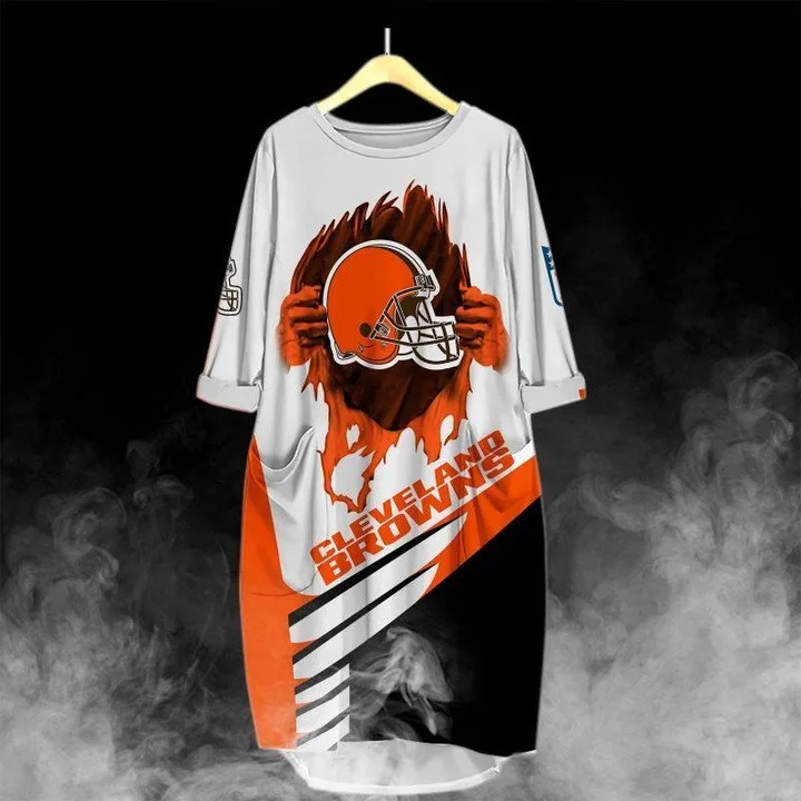 Cleveland Browns Batwing Pocket Dress IE44