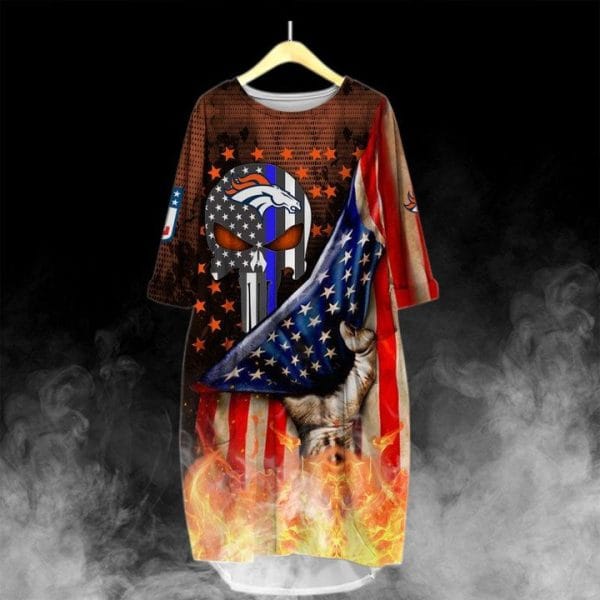 Denver Broncos Batwing Pocket Dress LP23